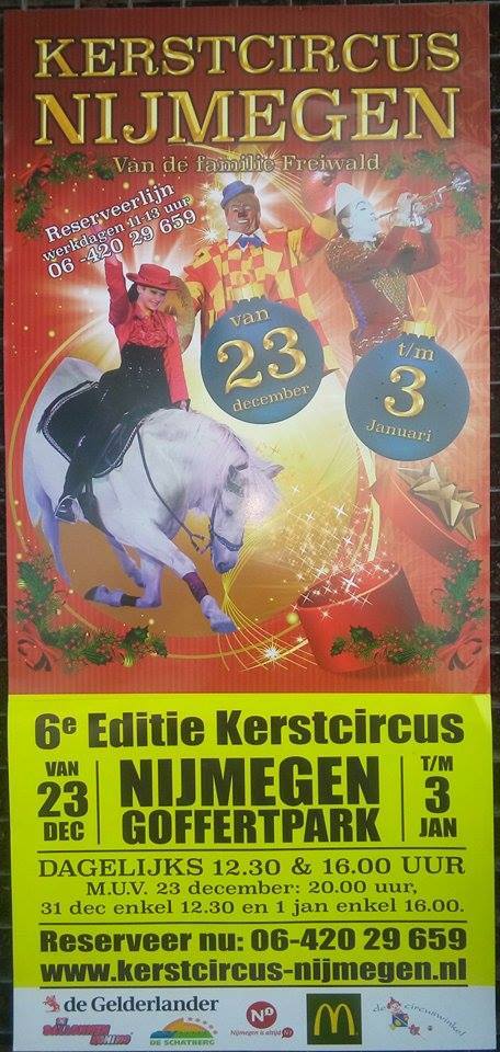 kerstcircus nijmegen affiche 2015