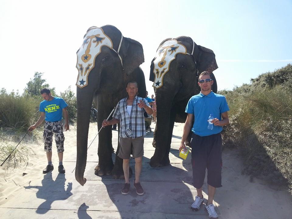 circus renz berlin olifanten strand